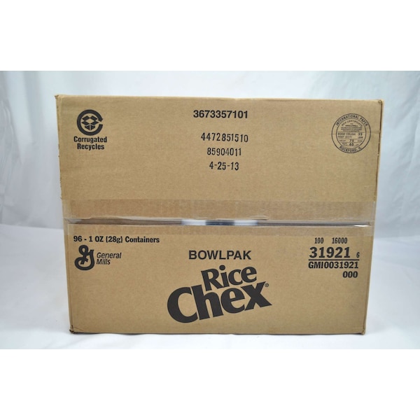 Rice Chex Rice Chex Single Serve Bowlpak 1 oz. Cup, PK96 16000-31921 - main